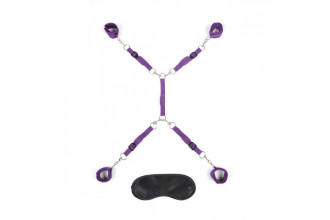 Фиолетовый набор фиксаций на кровати Classic Bed Spreader