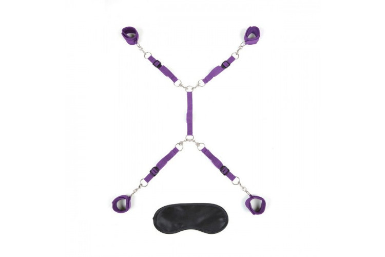 Фиолетовый набор фиксаций на кровати Classic Bed Spreader