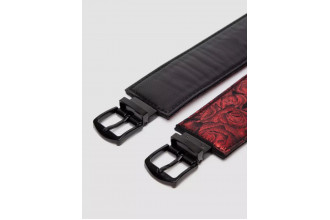 Красно-черные наручники Reversible Faux Leather Wrist Cuffs Красно-черные наручники Reversible Faux Leather Wrist Cuffs