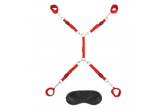Красная фиксация на матрас Classic Bedspreader