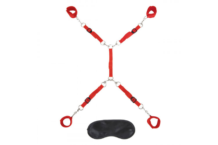 Красная фиксация на матрас Classic Bedspreader