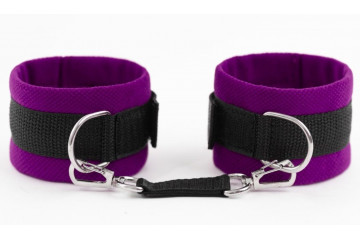 Фиолетово-черные оковы My rules на сцепке