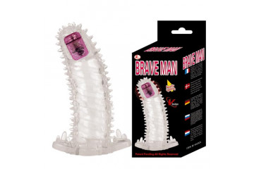 Насадка-удлинитель с пупырышками, усиками и вибропулькой