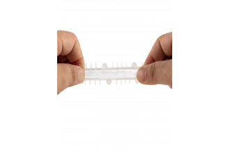 Стимулирующая насадка на пенис с несколькими видами рельефа