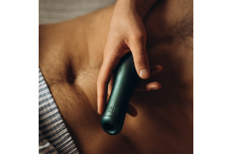 Серая силиконовая насадка на пенис с подхватом Manwan Ryzer