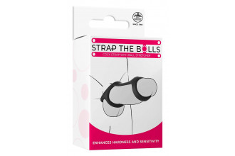 Черная эрекционная насадка Strap The Balls