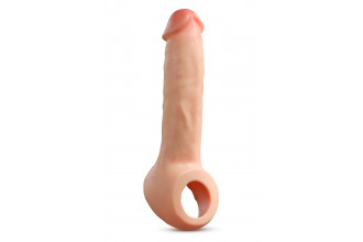 Телесная насадка-удлинитель Thrive 8.75 Inch Realistic Penis Extender Sleeve - 22,2 см.