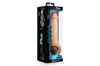 Телесная насадка-удлинитель Thrive 8.75 Inch Realistic Penis Extender Sleeve - 22,2 см.