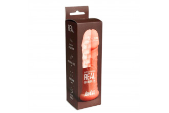 Телесный фаллоудлинитель Extra Sense Bubbles - 13,5 см.