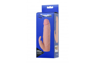 Телесная насадка Toyfa XLover для увеличения размера - 16,8 см.