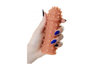 Насадка на фаллос с шипами и бугорками Extreme Sleeve 003 S-size - 12,7 см.