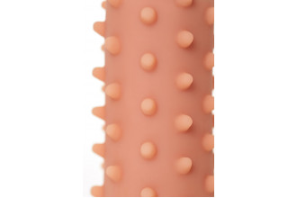Насадка на фаллос с шипами и бугорками Extreme Sleeve 003 S-size - 12,7 см.