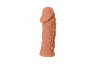 Насадка фаллического вида с венками и шишечками Extreme Sleeve 006 S-size - 12,7 см.
