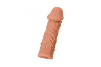 Насадка фаллического вида с венками и шишечками Extreme Sleeve 006 S-size - 12,7 см.
