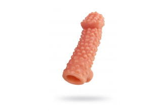 Насадка на фаллос с бугорками Cock Sleeve 004 Size M - 15,6 см.