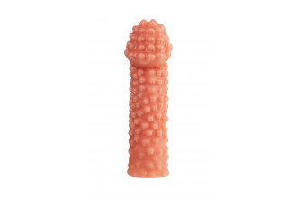 Насадка на фаллос с бугорками Cock Sleeve 004 Size M - 15,6 см.