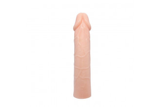 Удлиняющая насадка на пенис Deep Love - 18,4 см.