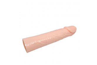 Удлиняющая насадка на пенис Deep Love - 18,4 см.