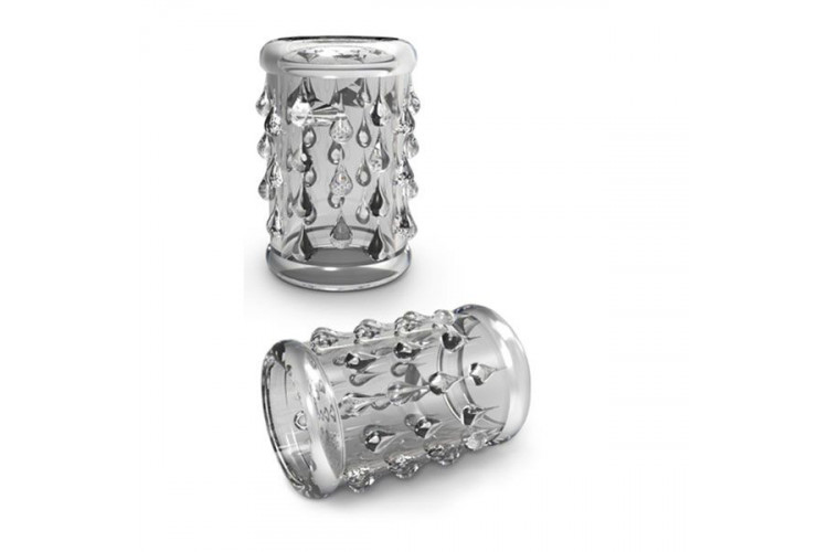 Прозрачная насадка с капельками STAY HARD COCK SLEEVE 05 CLEAR