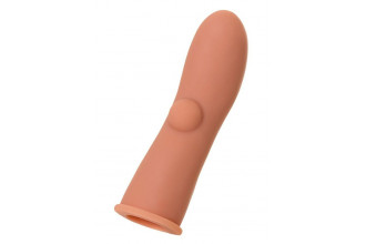 Насадка на фаллос с имитацией пирсинга Extreme Sleeve 001 M-size - 14,7 см.