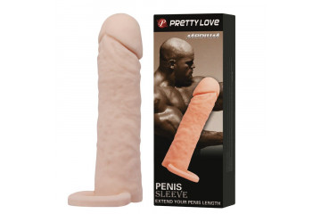 Удлиняющая насадка Medium с подхватом мошонки - 16 см.