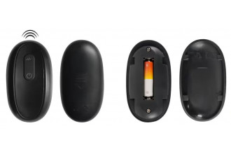 Черная вибронасадка для пениса с хомутом для мошонки и пультом ДУ Remote Controlled Penis Extension