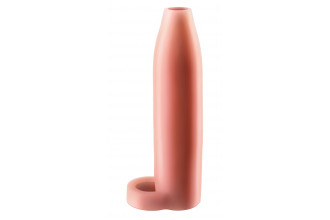 Телесная насадка Real Feel Enhancer XL - 17 см.