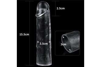 Прозрачная насадка-удлинитель Flawless Clear Penis Sleeve Add 1 - 15,5 см.