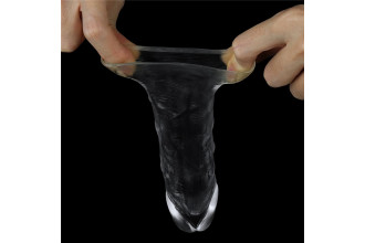 Прозрачная насадка-удлинитель Flawless Clear Penis Sleeve Add 1 - 15,5 см.