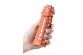 Насадка на фаллос с бугорками по поверхности Extreme Sleeve 002 M-size - 14,7 см.