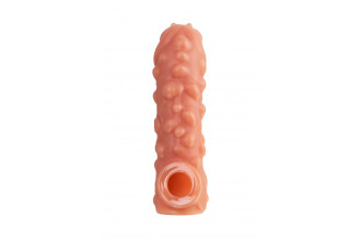 Насадка на фаллос с крупными бугорками Cock Sleeve 003 Size M - 15,6 см.