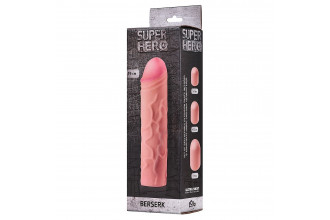 Фаллоудлинитель SUPER HERO Bersek - 19,5 см.
