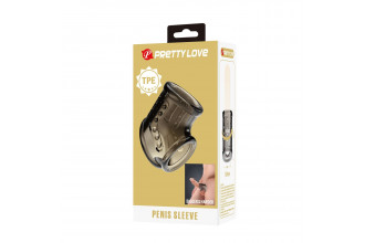 Дымчатая насадка на пенис и мошонку