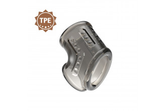 Дымчатая насадка на пенис и мошонку