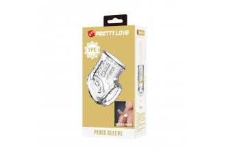 Прозрачная насадка на пенис и мошонку