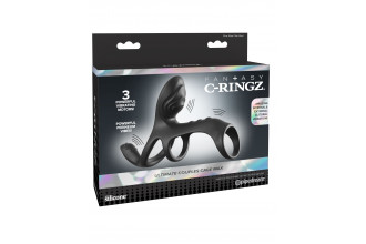 Черная насадка на пенис Ultimate Couples Cage Max