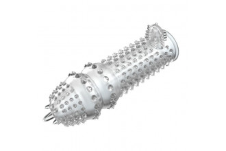 Закрытая прозрачная насадка Crystal sleeve - 12,8 см.