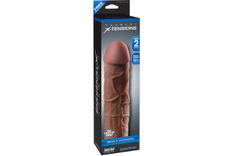 Коричневая насадка Mega 2 Extension - 20,3 см.