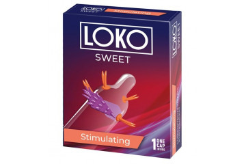 Стимулирующая насадка на пенис LOKO SWEET с возбуждающим эффектом