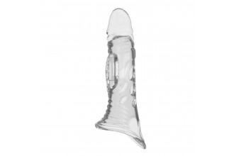 Прозрачная насадка на пенис - 22 см.