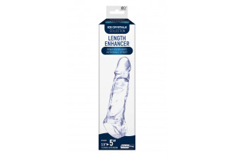 Прозрачная насадка-удлинитель Length Enhancer с подхватом - 16 см.