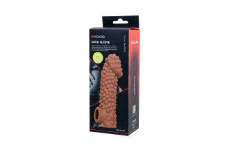 Насадка на фаллос с бугорками Cock Sleeve 004 Size L - 17,6 см.