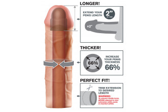 Телесная насадка Mega 2 Extension - 20 см.
