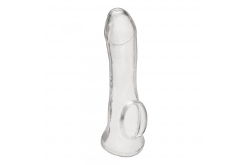 Прозрачная насадка на пенис Transparent Penis Enhancing Sleeve Extension - 15,9 см.