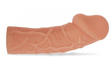 Насадка фаллического вида с венками Extreme Sleeve 005 M-size - 14,7 см.