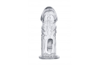 Прозрачная насадка на пенис Uco - 13 см.