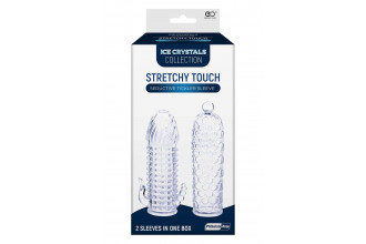 Набор из 2 прозрачных насадок на член Seductive Tickler Sleeves Set