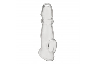 Прозрачная насадка для пениса Girthy Penis Enhancing Sleeve Extension - 17,1 см.