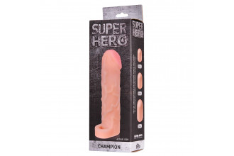 Фаллоудлинитель SUPER HERO Champion - 17,5 см.