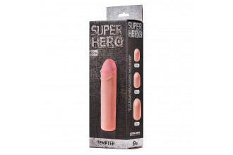 Фаллоудлинитель SUPER HERO Tempter - 16 см.